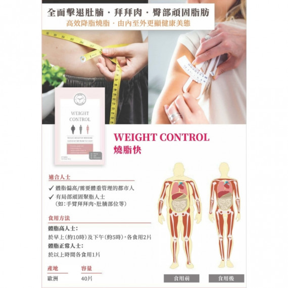 INJOY Health - 燒脂快 Weight Control (20粒)